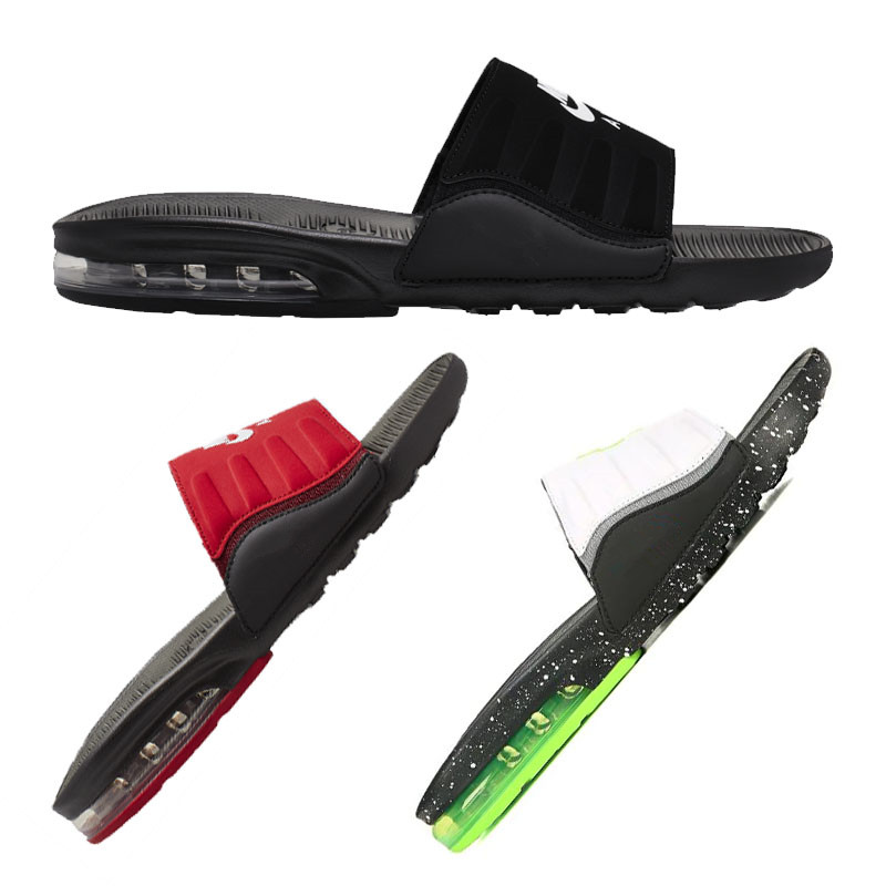 

90 Slide mens women Beach summer Slippers volt black rose Game Royal Chile Red sports sneakers fashion outdoor sandal, As