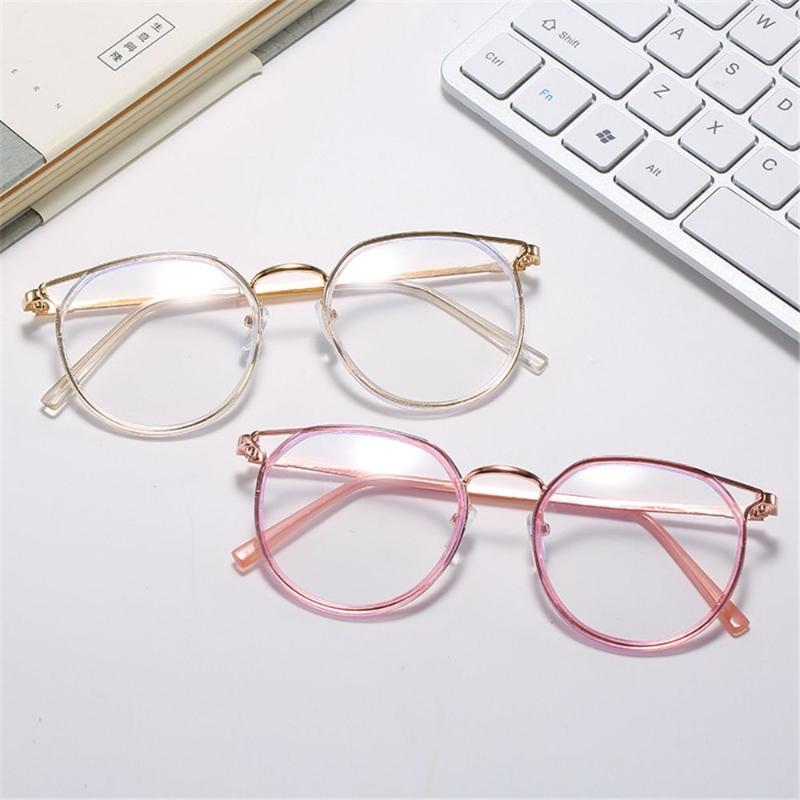 

Sunglasses Anti-blue Finished Myopia Glasses Women Men Retro Metal Optical Eyelasses Frame Minus Diopter Nearsighted Eyewear 0 -1.0~ -5.0, White;black