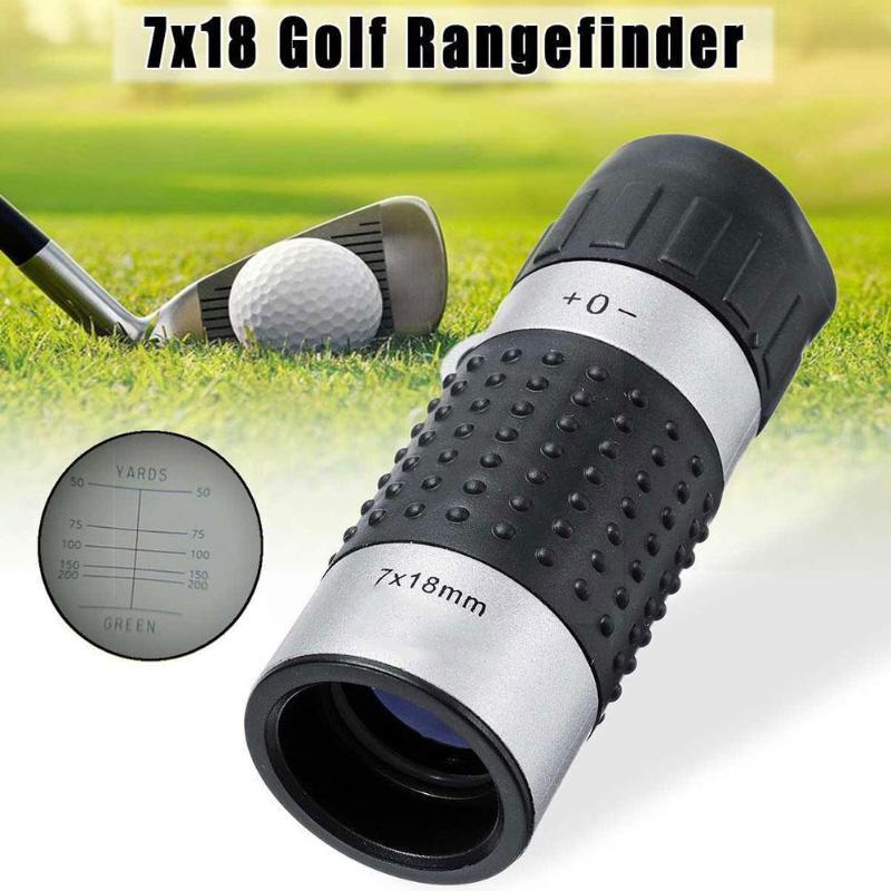 

Golf Training Aids Optic Telescope Range Finder Scope Yards Measure Roulette Meter Rangefinder Distance Outdoor Monocular E8b9