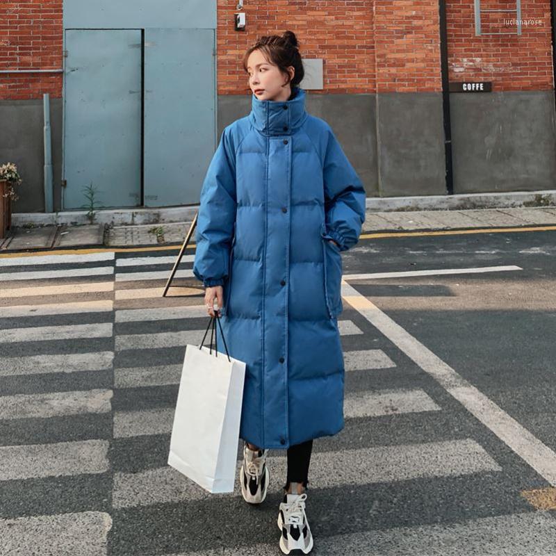 

Women' Down & Parkas Knee-Length Cotton-Padded Jacket Mid-Length Winter 2022 Korean Version Of The Loose And Explosive Bread ZM001 Luci22, Photo color