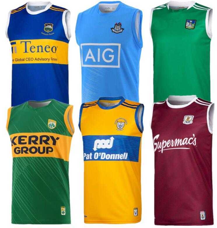 

2022 New Men's t Shirts A9ex 2021 Galway Gaa Ves Rugby Clare Kerry Tipperary Ireland Dublin Limerick Singlet Training Jersey, No print