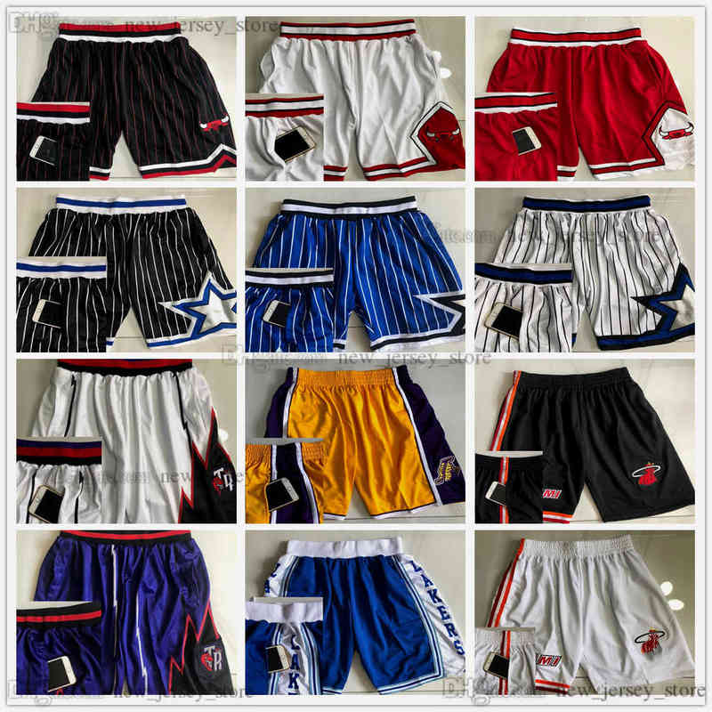 Vraiment authentique Mitchell et Ness basket-ball 2 Shorts de poche Rétro de qualité supérieure avec poches Baskeball Short Man S-XXL