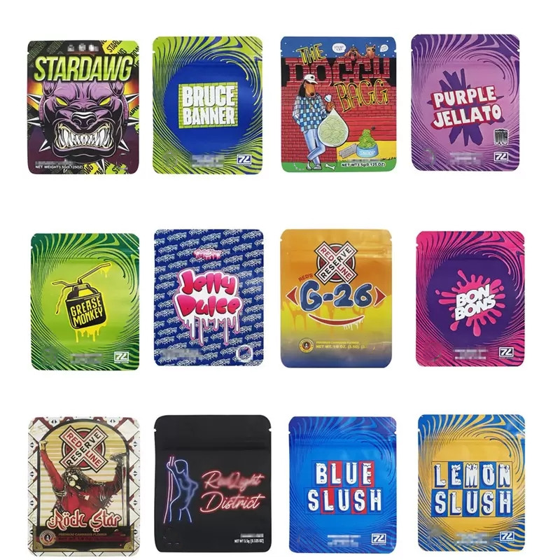 

3.5g Mylar packing Bags Trufflez Smell Proof Zipper Package For Candy Dry Herb Flower packaging bags wholesale