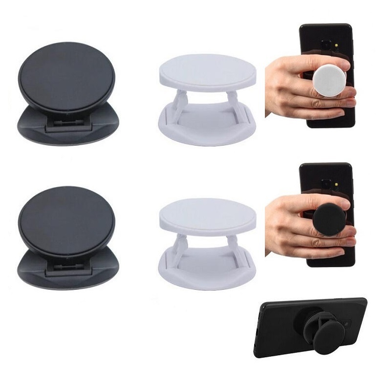 

Universal phone Holder Finger Ring grip Bracket Stent Universal Stand DIY Blank CellPhone holders for iphone 13, White