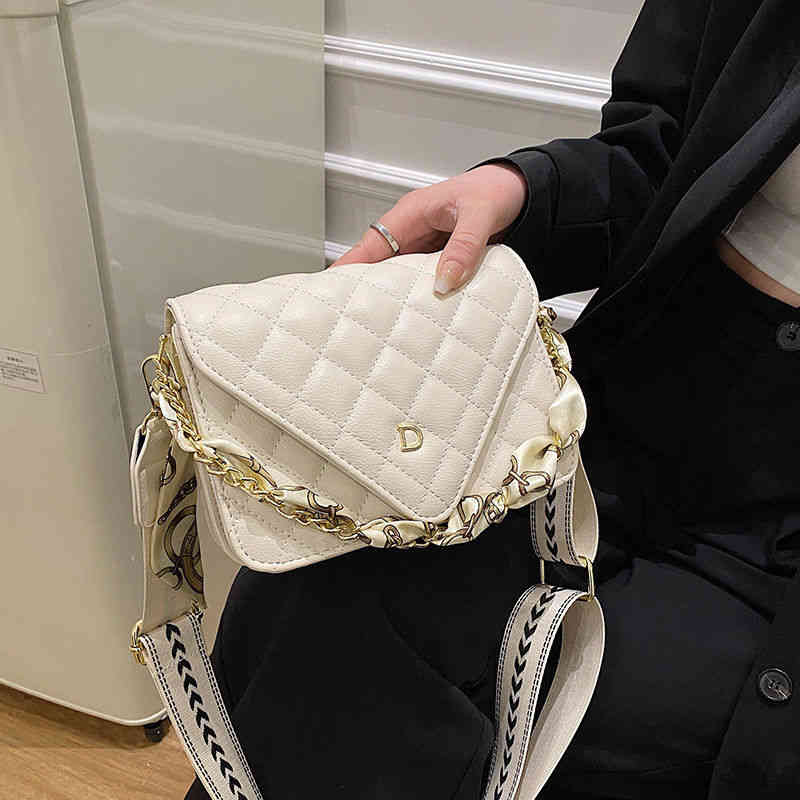 Sac pour femmes printemps été 2022 Nouvelle chaîne de sous-bras High Poldoly Small Square