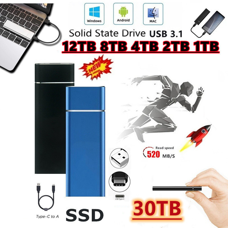 

Dedicated to Mobile SSD 30T High-Speed Transmission Mobile Hard Disk
