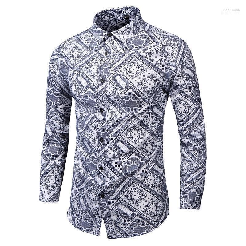 

Men's Casual Shirts HIP HOP 2022 Autumn Spring Clothes Shirt Men Long Sleeves Big Size M-5XL 6XL 7XL Hawaiian Beach Floral For Man Eldd22, 9696 1