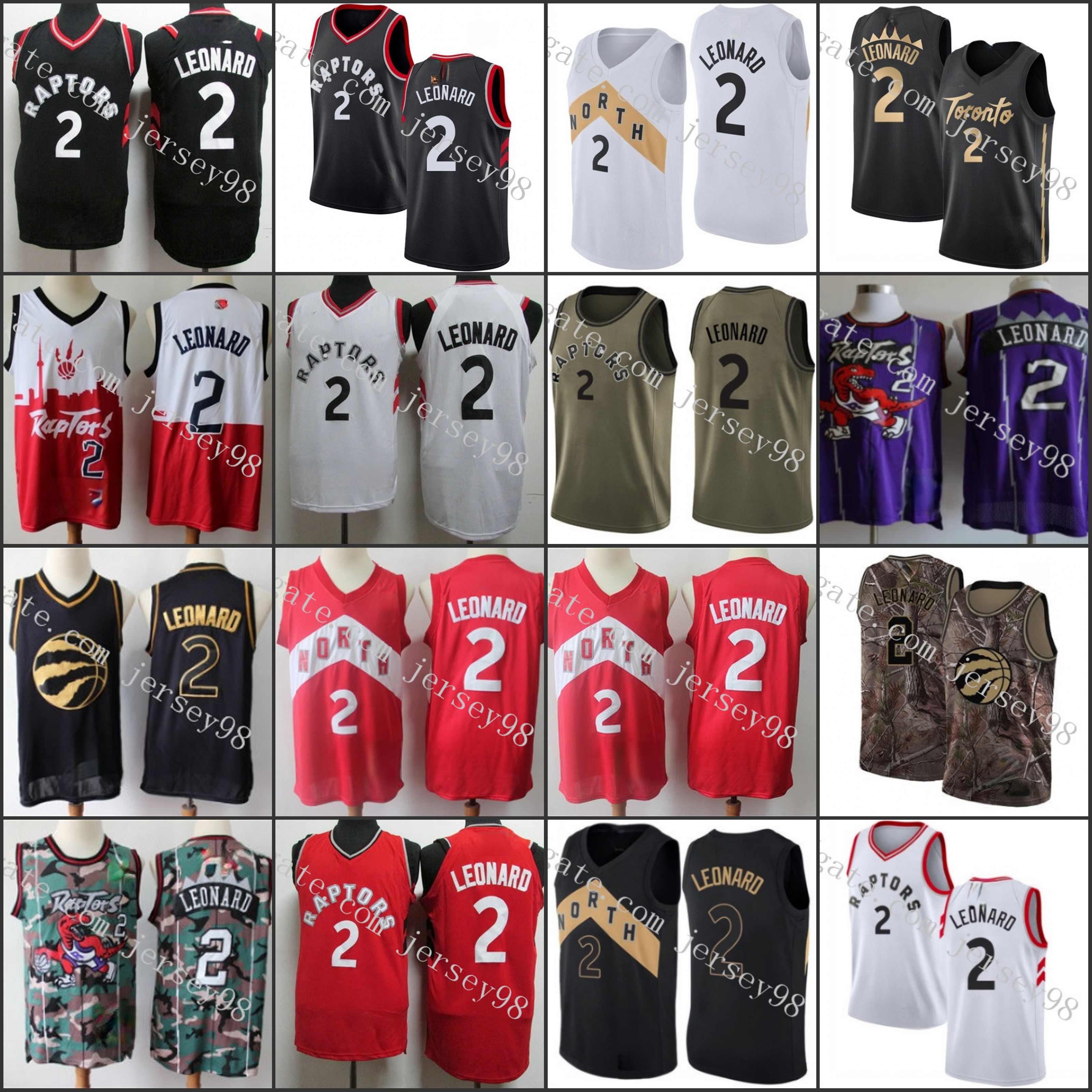 

Toronto''Raptors''men #2''Kawhi Leonard men retro Jersey
