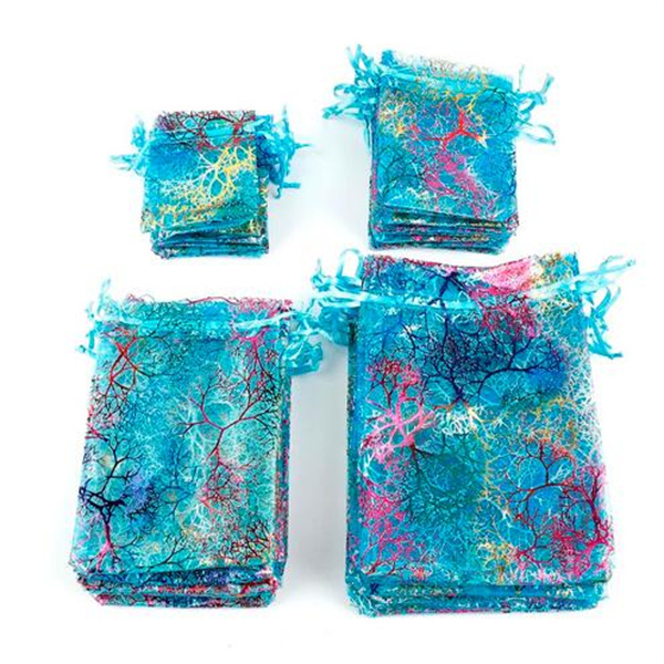 

7x9cm 9x12cm Colorful Organza Bags Jewelry Packaging Bags Wedding Favor Gift Bags Drawstring Pouches GC1450