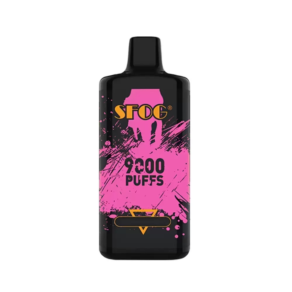 

SFOG Big bang Disposable E cigarettes puff Pod 9000 puffs Vape 950mAh Rechargeable Battery 18ml box mod mesh coil type-c authentic randm 12 color