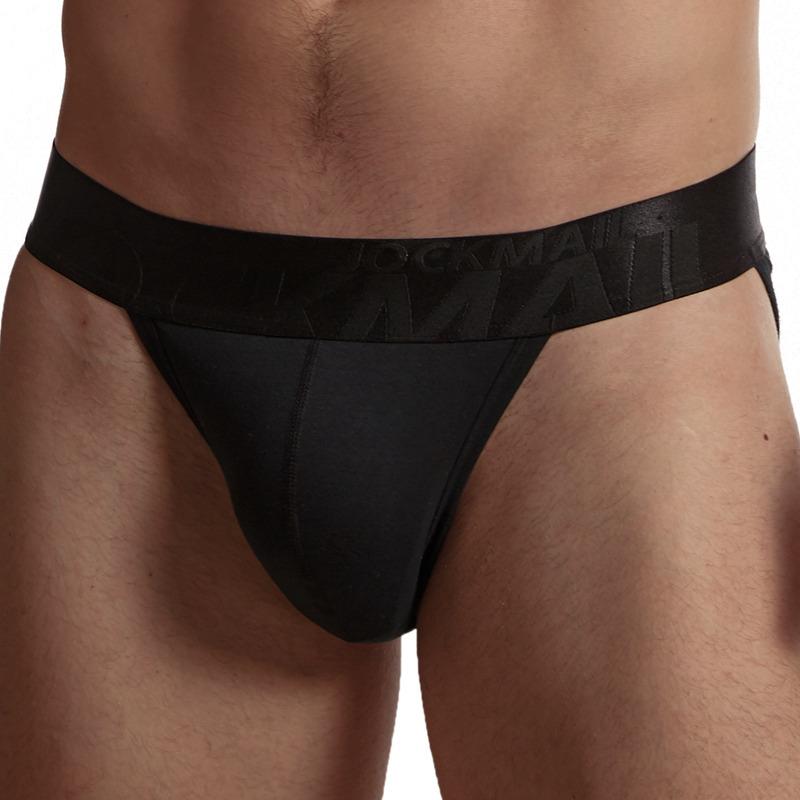 

Underpants JOCKMAIL High Quality Solid Color Briefs Shorts Sexy Fork Underwear Sports Party Panties, 374white