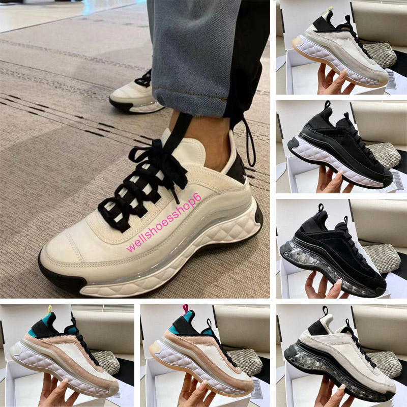 

Designer Luxury Sneakers Women Shoes Casual Sneaker Man Training Shoes Shock Absorption Cushion Party Velvet Thick Bottom Mixed Mesh, #19