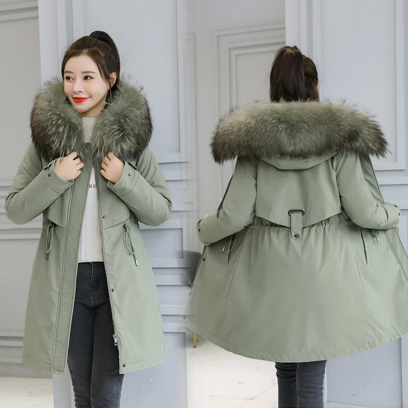 Women's Down & Parkas Drop Winter Big Size Thickening School Overcome Jacket Women Coat Woman ParkasWomen's