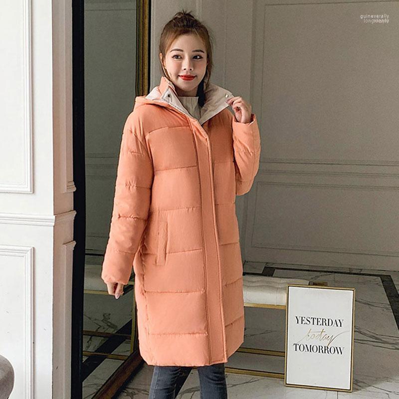

Women Slim Thick Warm Casual Parkas Medium Long Down Parka Coat Fashion Winter Jacket Female Office Lady1 Guin22, Orange04