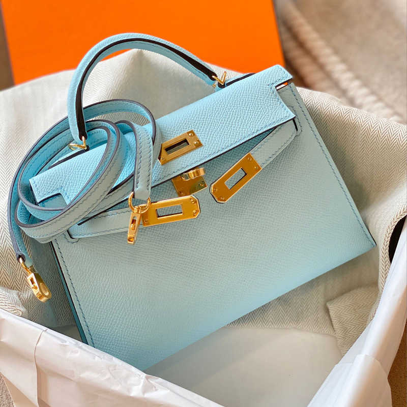 Designer birkin bags Fashion leather second generation kellies bag small Portable Single Shoulder Messenger women's