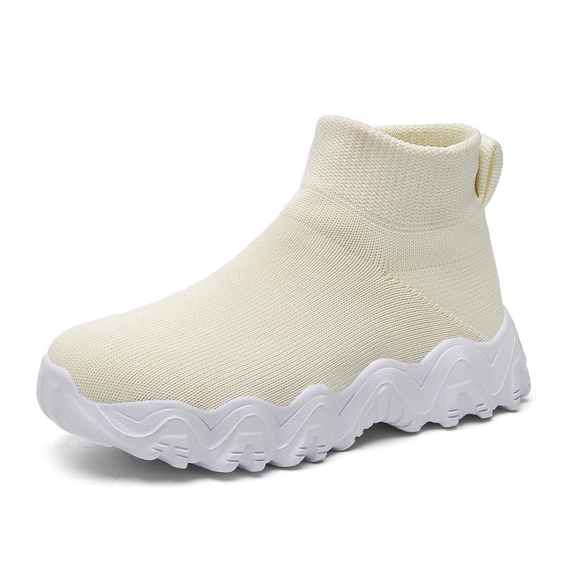 

Athletic & Outdoor Toddler Little Big Kid Brand Trainers Boys Girls Unisex-Child Sneakers Children Fashion Sock Shoes Breathable Tennis Shoe, Black