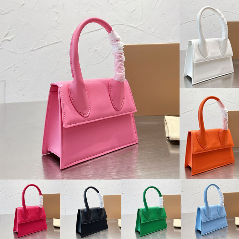 

Plain Hand bag Genuine Leather shoulder bags crossbody purese Removable shoulder strap Ins with style pink summer new, Box