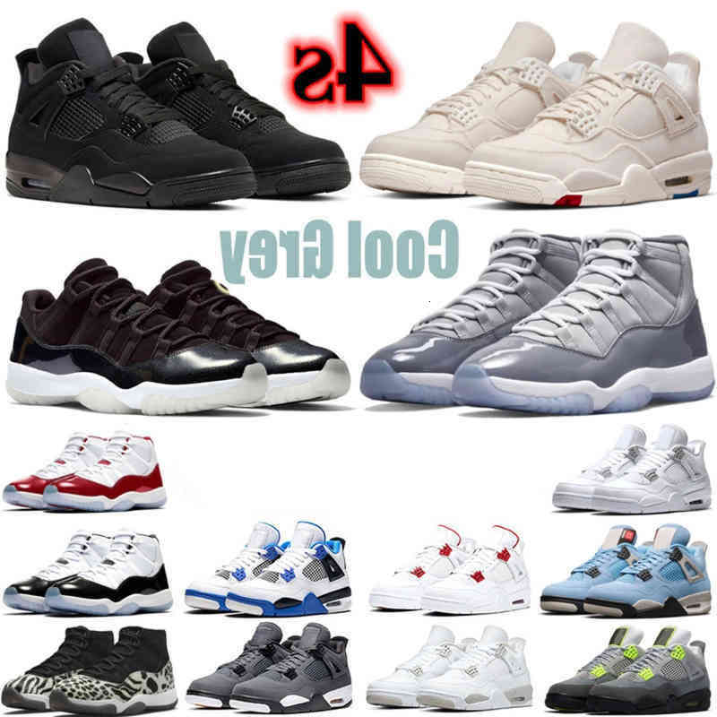 

Dr Shoes Basketball Jordam Bred 4s Men Sneakers 4 Black Cat Fire Red Th, 23 36-47