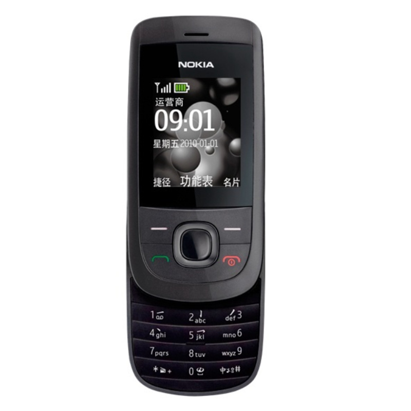 

Original Refurbished Cell Phones NOKIA 2220S 2G GSM Dual SIM 1.8inch Screen Slide Phone, Black
