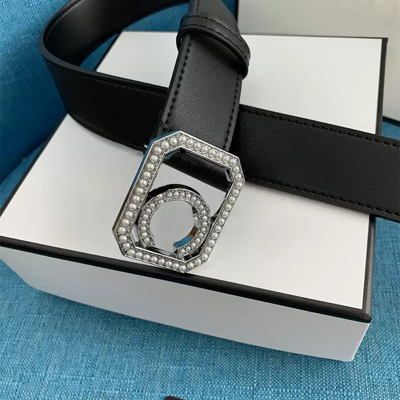 

Women Letter Belts Fashion Genuine Leather Mens Luxury Designer Belt Cintura Ceintures Silver Gold C Belts Waistband Gürtel 3.5cm 2203211D, As pics