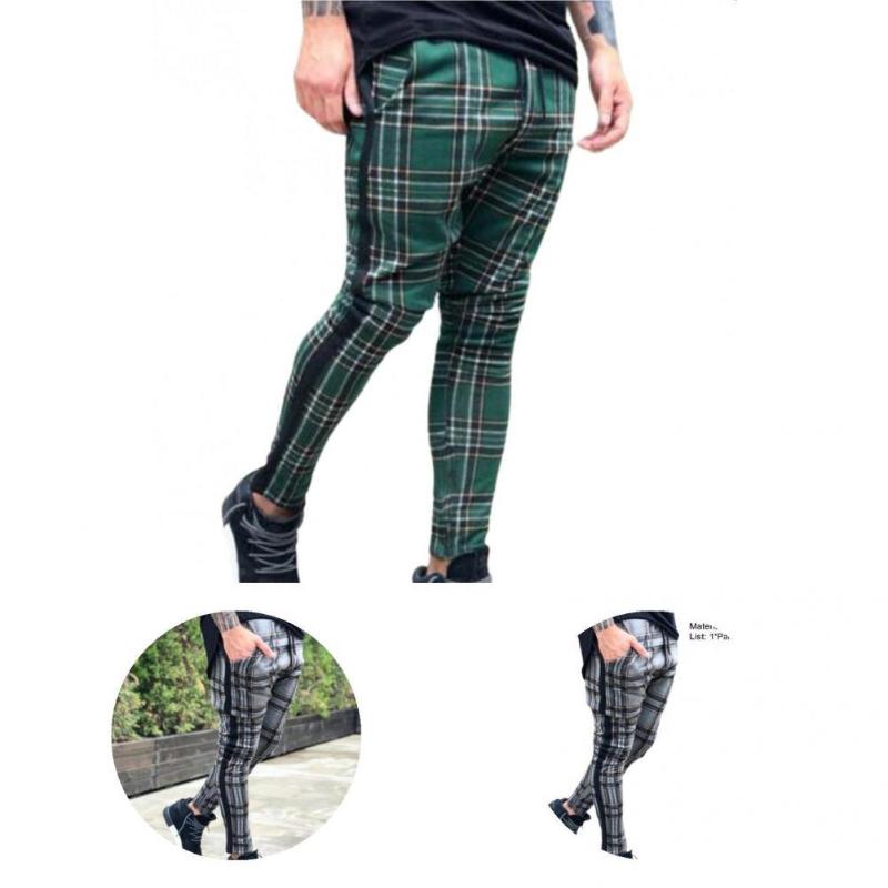 

Men's Pants Retro Chic All Match Men Vintage Style Spring Long For Jogging, Green