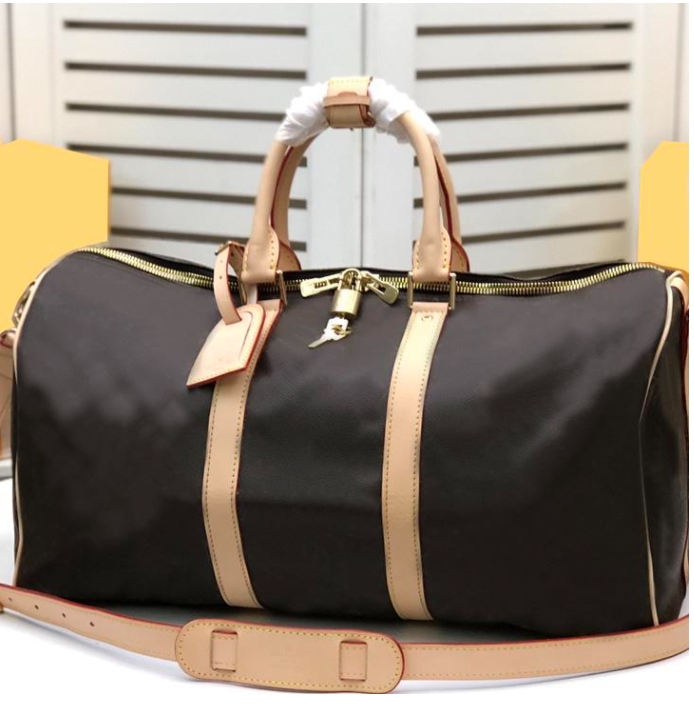 

Designers Men Travel Bag Outdoors Classic Women Handbags High Quality Ladies Original Genuine Leather Duffel Bags, Customize