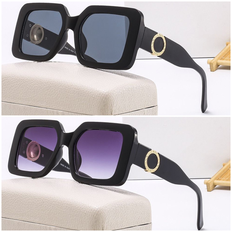 Lunettes de soleil de créateurs pour hommes pour les femmes à tendances ovales tendance à métal mixte carré wayfarer classique style masculine mi