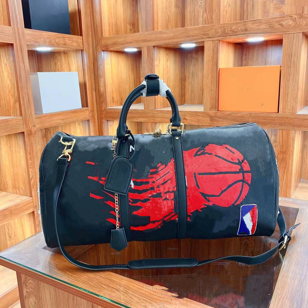 

Hand Luggage Travel Duffle Bag Embossed Old Flower Handbag High Quality Lady Unisex Women Men Duffel Bags Handbags Mens 55cm, Customize