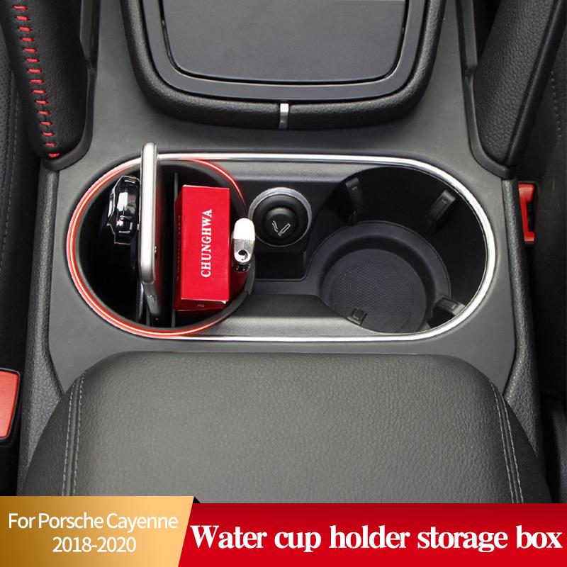 

Car Organizer Water Cup Holder Storage Box For 2022-2022 Drink Bottle Fixed ABS Material Auto Protective Case Accessories