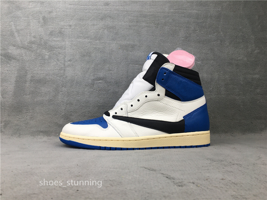 

Top Basketball Shoes Fragments x Jumpman 1s High OG SP Military-Blue Colorway Genuine Leather Sneakers Size US13 Instock Ship With ShoeBox Fast Delivery