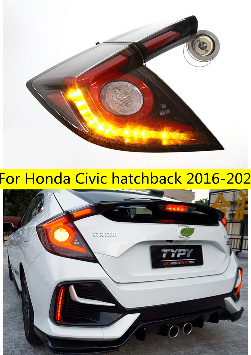 

Automobile LED Tail Light For Honda Civic G10 Hatchback 16-2021 DRL Turn Signal Brake Fog Reversing Lighting Accessories