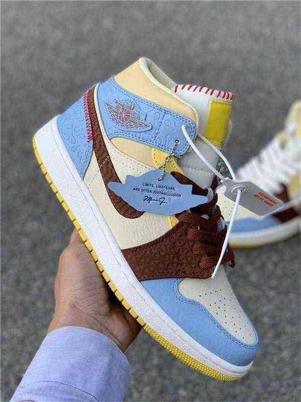

Shoes 1 Mid Se Fearless Maison Chateau Rouge Retro Pale Vanilla Cinnamon Blue Yellow Men Outdoor