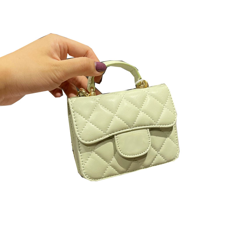 

2022Ss F/W Womens Classic Mini Flap Coin Purse Bags Top Handle Totes Genuine Leather Gold Metal Hardware Matelasse Chain Crossbody Shoulder Cosmetic Case Handbag 12C, Black