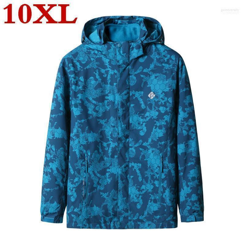 

Men's Down & Parkas 10XL Large Plus Size 9XL 8XL Waterproof Jacket Men Warm 2 In 1 Windproof Detachable Hood Thicken Winter Coat1 Guin22, Black