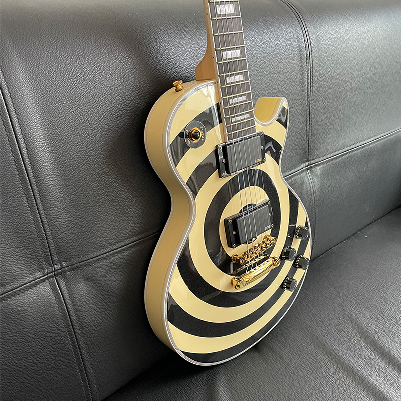 

Lp custom electric guitar Zakk version cream yellow model High quality Chinese Guitarra