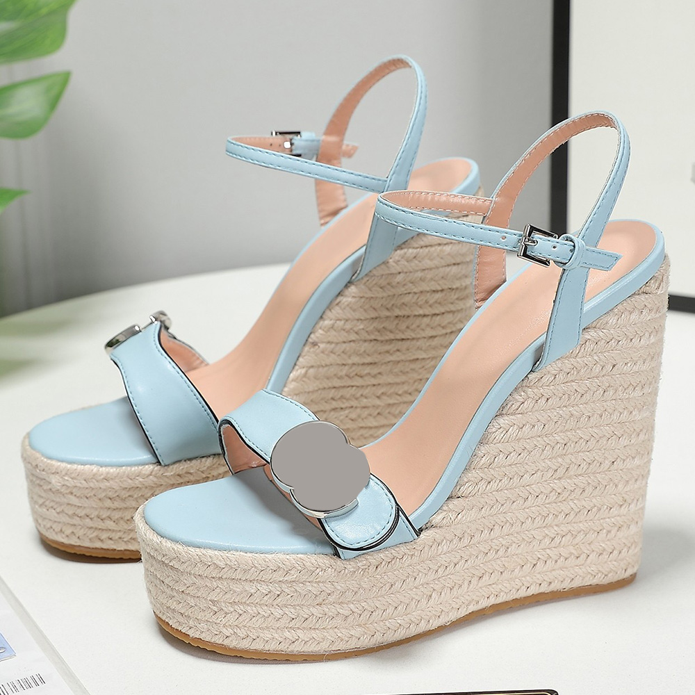 

The new womens designer wedge platform sandals have a high comfort foot feel very textured retro style heels are 8Cm or 13Cm water platform is 1Cm and 4Cm