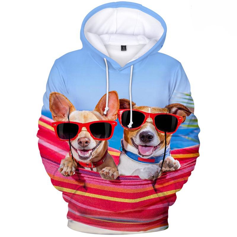 

Men's Hoodies & Sweatshirts Fashion Autumn 3D Cute Dog Men Women Streetwear Animal Hip Hop Casual Boys Tops PulloversMen's
