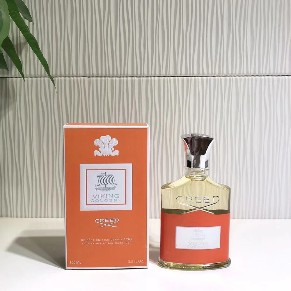 

Creed Viking Cologne Famous Men Perfume Spray 100ML Anti-Perspirant Deodorant 3.3FL.OZ Long Lasting Scent Fragrance For Gift 2022 Body Mist Natural Male Cologne