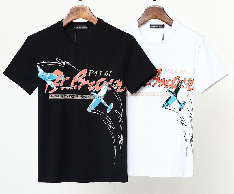 DSQ Phantom Turtle 2021SS Nouveau créateur pour hommes T-shirt Paris Fashion Tshirts d'été Top Male Top Quality 100% Cotton Tops 056115