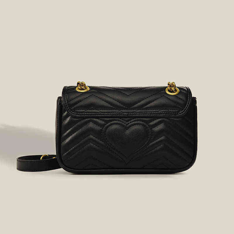 

Factory Online Export Designer Brand Bags This Year's Popular Women 2022 New Fashion Leather Women's Chain Single Shoulder Messenger Armpit, White