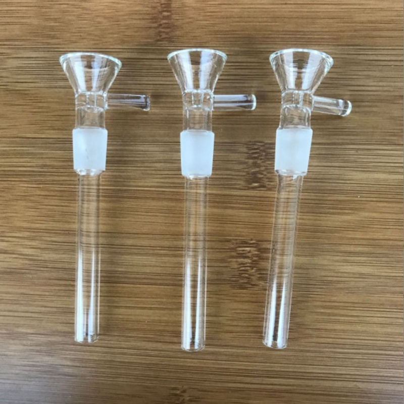 

glass downstem bowls 14mm simple stem for water bong Hookahs pipes for retail or wholesale