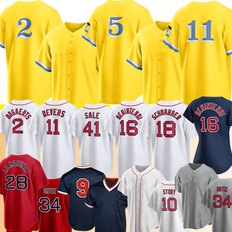 

5 Enrique Hernandez Jersey 2 Xander Bogaerts 11 Rafael Devers 10 Trevor Story Baseball Jerseys J.D. Martinez David Ortiz Ted Williams Chris Sale Andrew Benintendi, Men m-xxxl hongwa