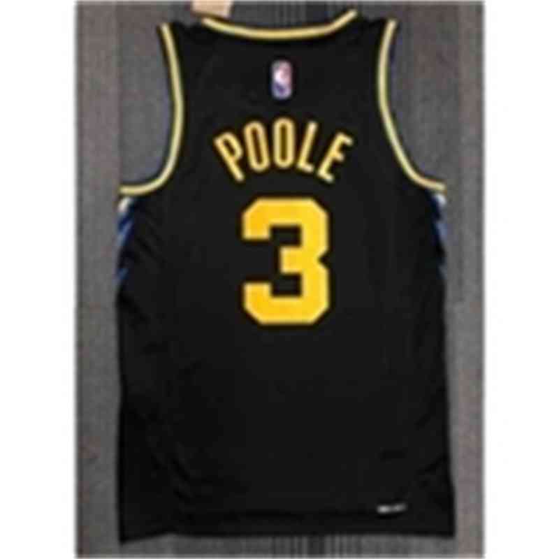 

2022 3 Jersey 3# Poole Black 75th Basketball Jersey