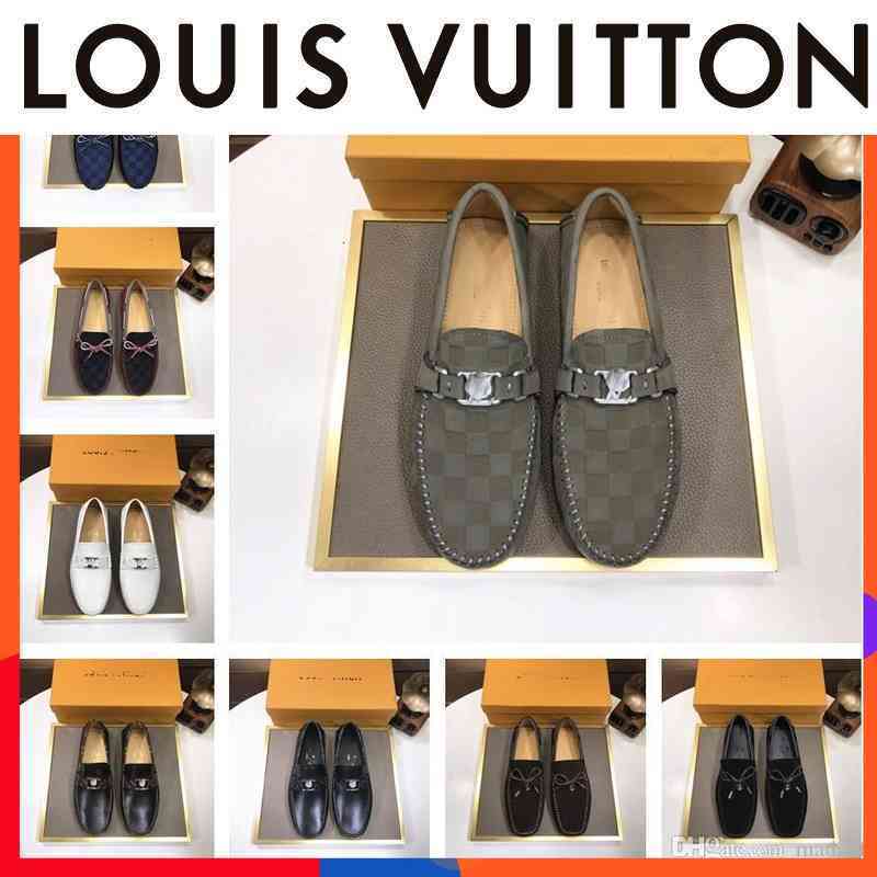 

LVs LOUISs VUTTONs VITTONings YY 2021 Luxury Designer Italian Mens Cow Leather Pointed Toe Shoes Double Buckles Alligator Print Party Formal, #12