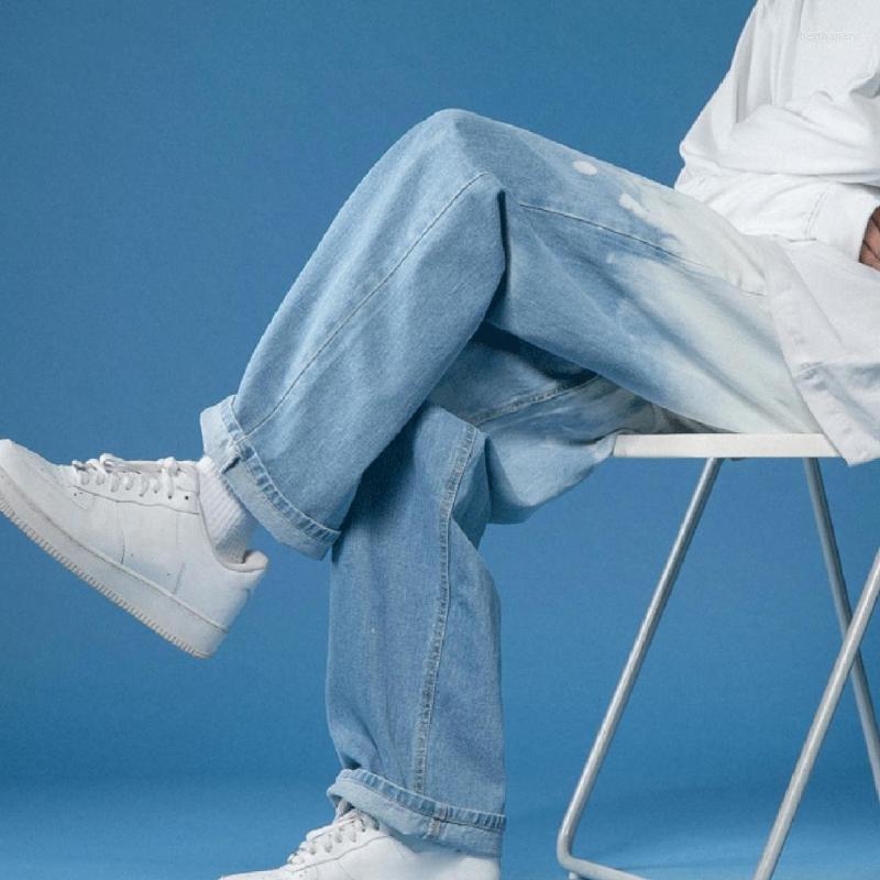 

Men's Jeans Fashion Hip Hop Style Youthful Men Comfortable Long Bert22, Blue