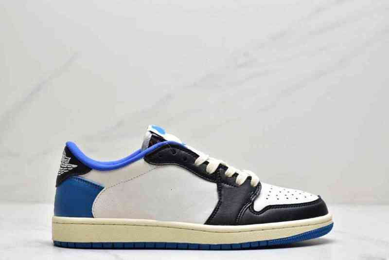 

Shoes Travis Fragment 1 Low Outdoor Men Blue White Black 1s Sports Sneaker, Multi