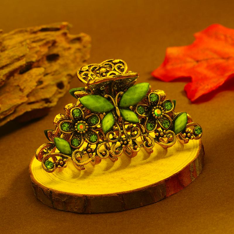 

Hair Clips & Barrettes Miss FoUrSy Vintage Butterfly Metal Clip Women Claw Crab Accessories Rhinestone Pins Jewelry ClipsHair