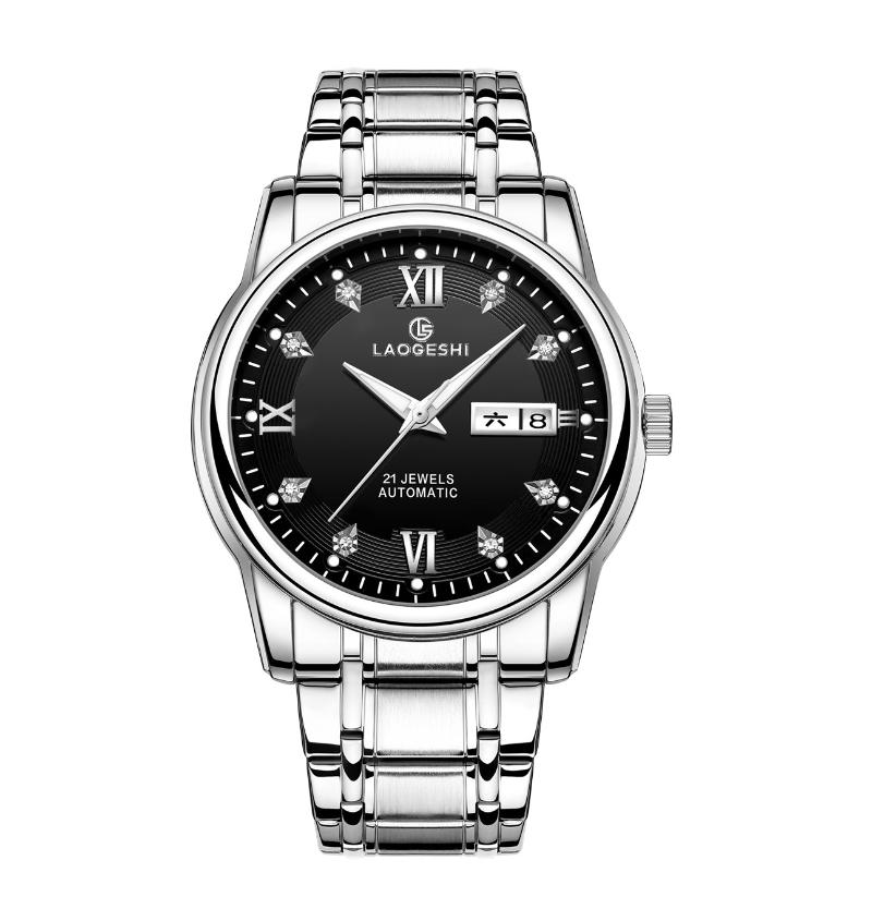 

Wristwatches 40mm 2813 Men Automatic Mechanical Tourbillon Clock Fashion Military Watches Stainless Steel 100ATM Waterproof Watch RelogioWri, Blue