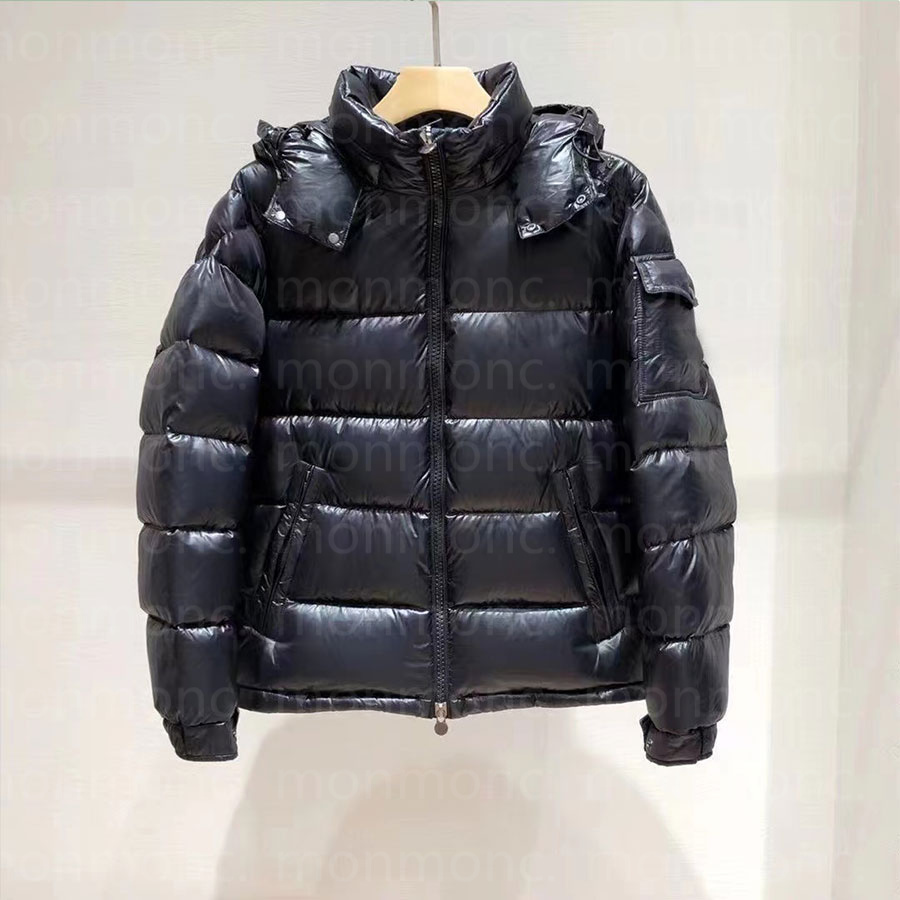 

Mens down jackets Stylist Coat Parka Top Quality Classic Puffer Jacket Hooded Thick Down Coats Womens Feather Windproof Outerwear Removable hat Size S-2XL, Red