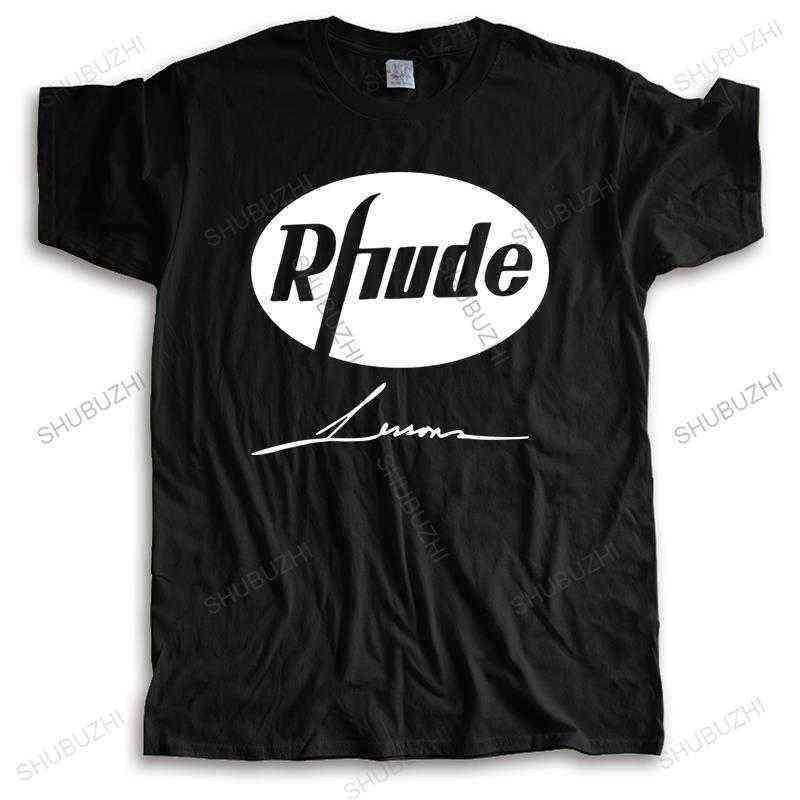 

Brand Designer t Shirt Summer Cotton Tshirt Men Quality Rhude Tee Women Collaboration Limited Funny Tees, Carbon